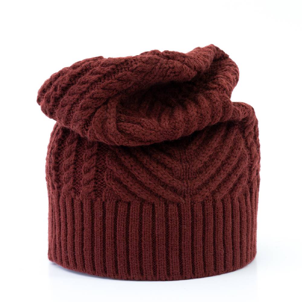 Smith & Miller Joda Beanie, bordeaux Im Verkauf