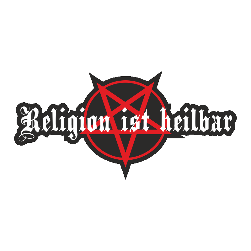 Spass Kostet Aufkleber Religion ist heilbar Pentagramm Top Angebot