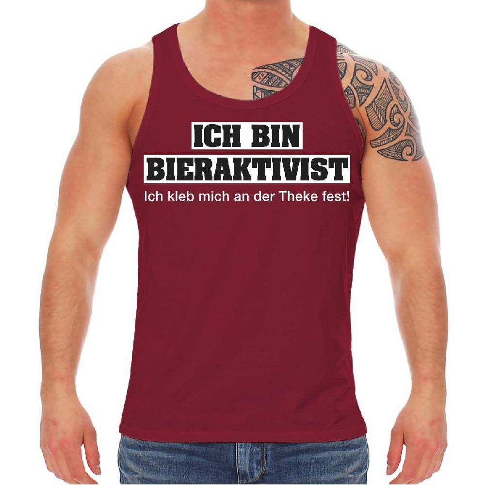 Spass Kostet Männer Träger Bieraktivist Ich kleb mich an der Theke fest Black Friday Preise