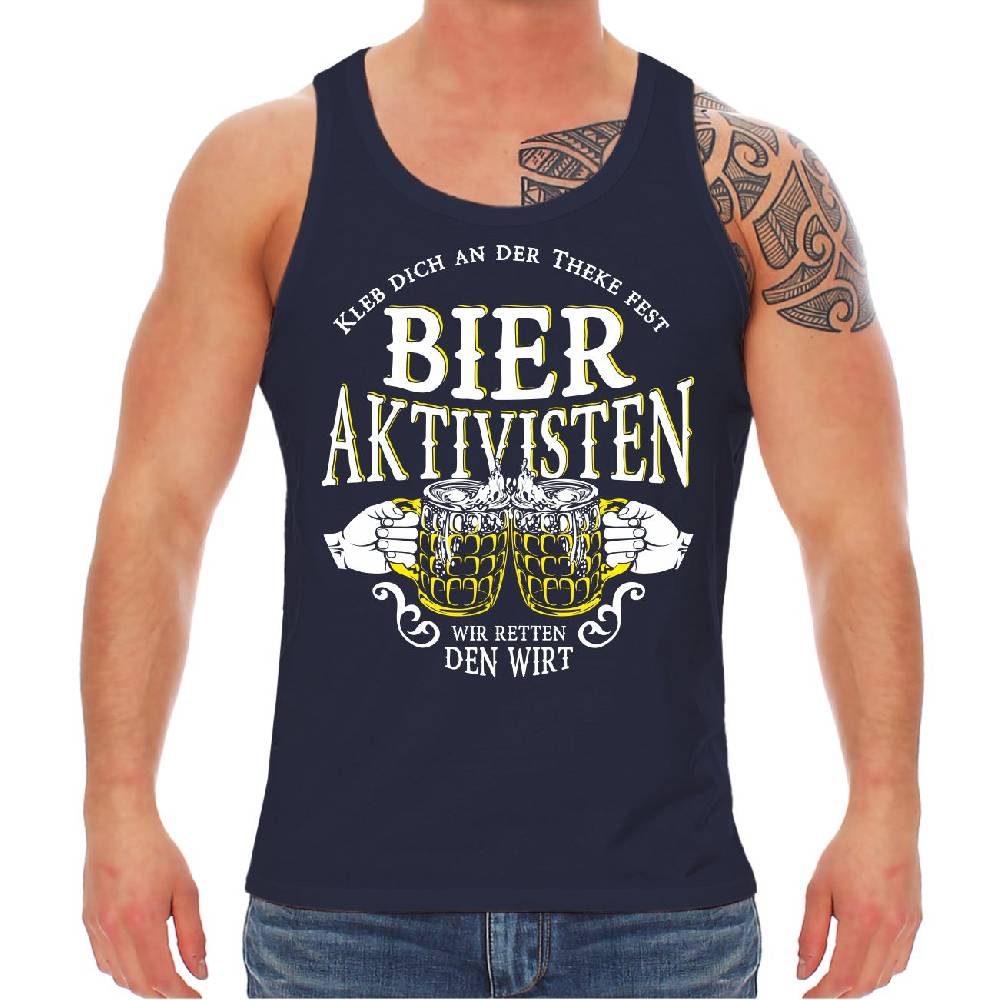 Spass Kostet Männer Träger Bier Aktivisten Kleb dich an der Theke fest Online