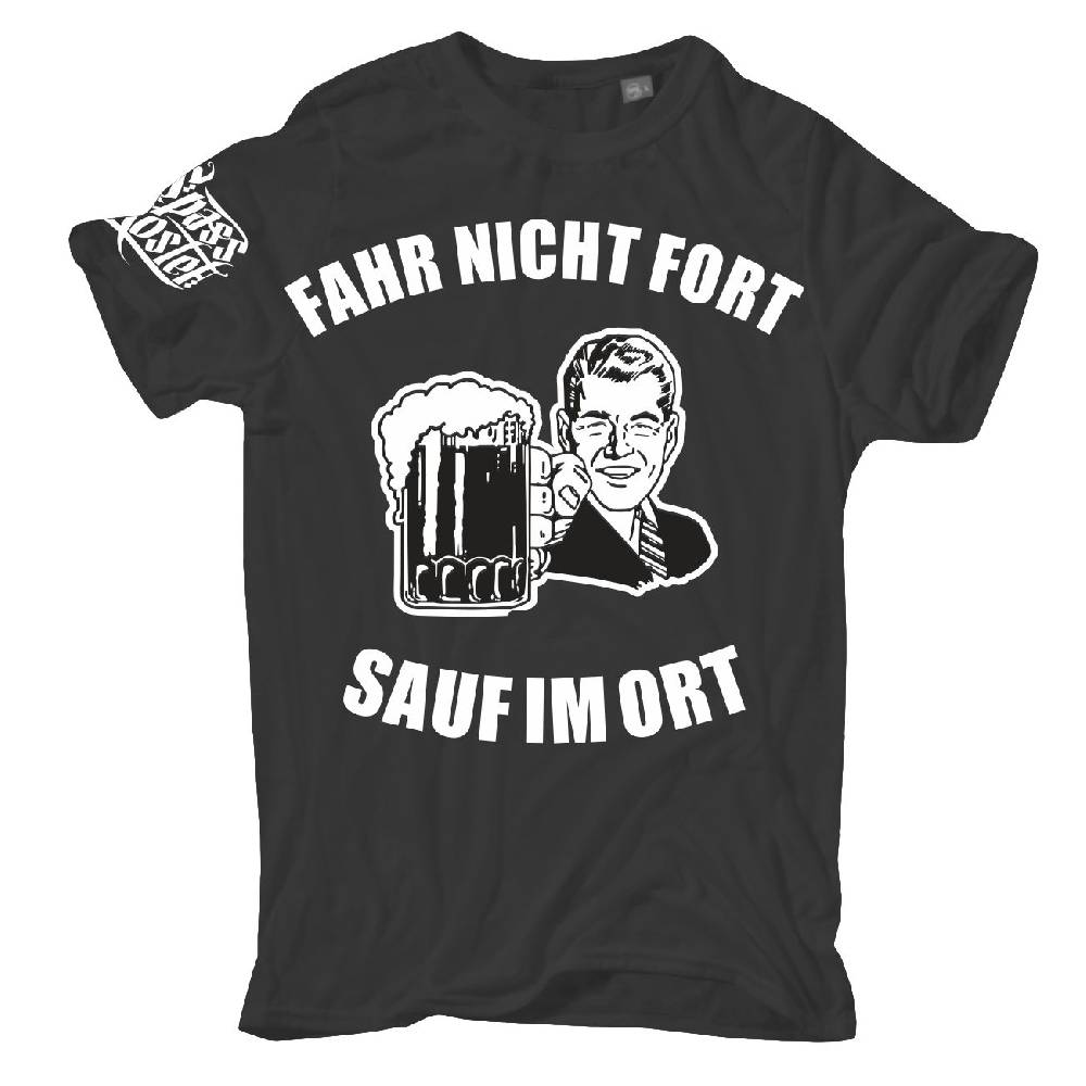 Spass Kostet Übergrößen Männer T-Shirt Fahr nicht fort Sauf im Ort 3XL bis 8XL Verkauf