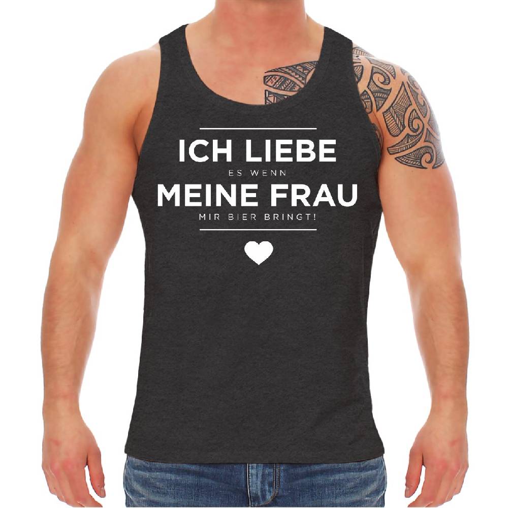 Spass Kostet Männer Träger ICH LIEBE es wenn MEINE FRAU mir Bier bringt Fabrik Onlineshop