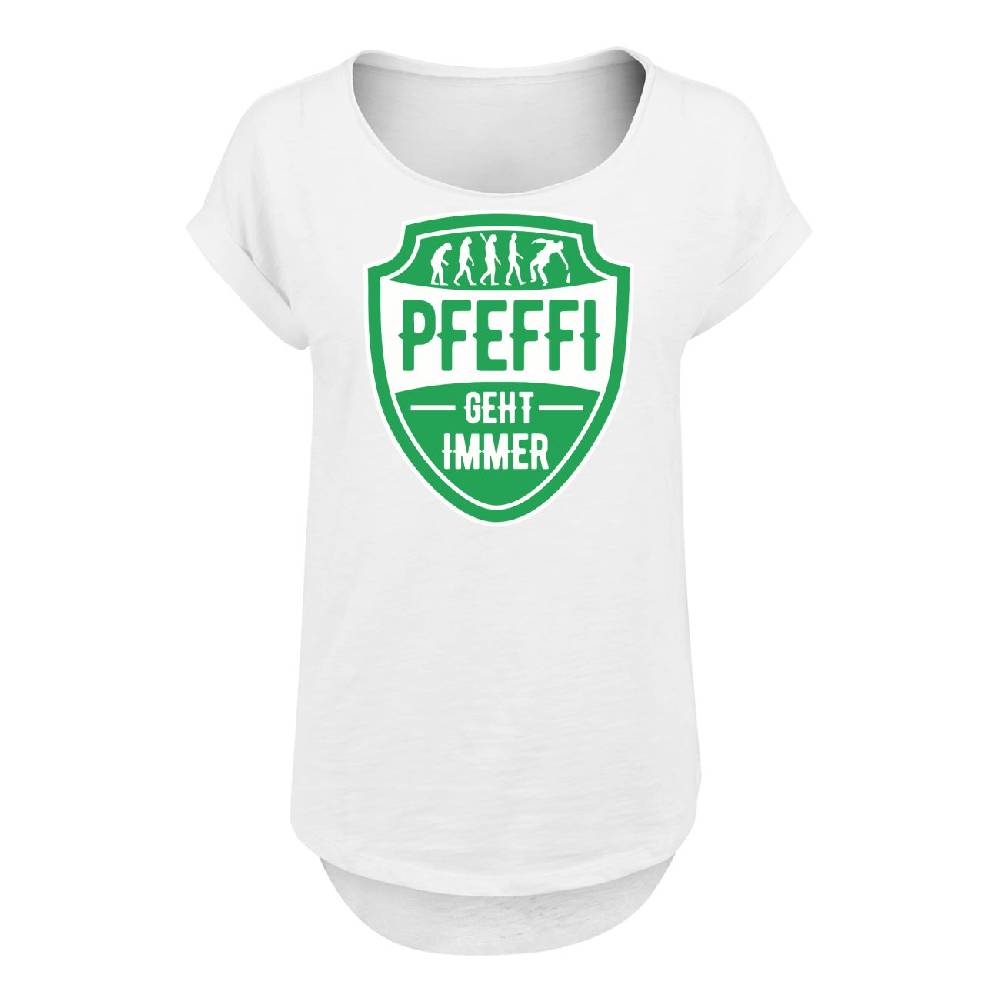 Spass Kostet Frauen Long Slub T-Shirt Pfefferminz geht immer Kostenlose Rückgabe
