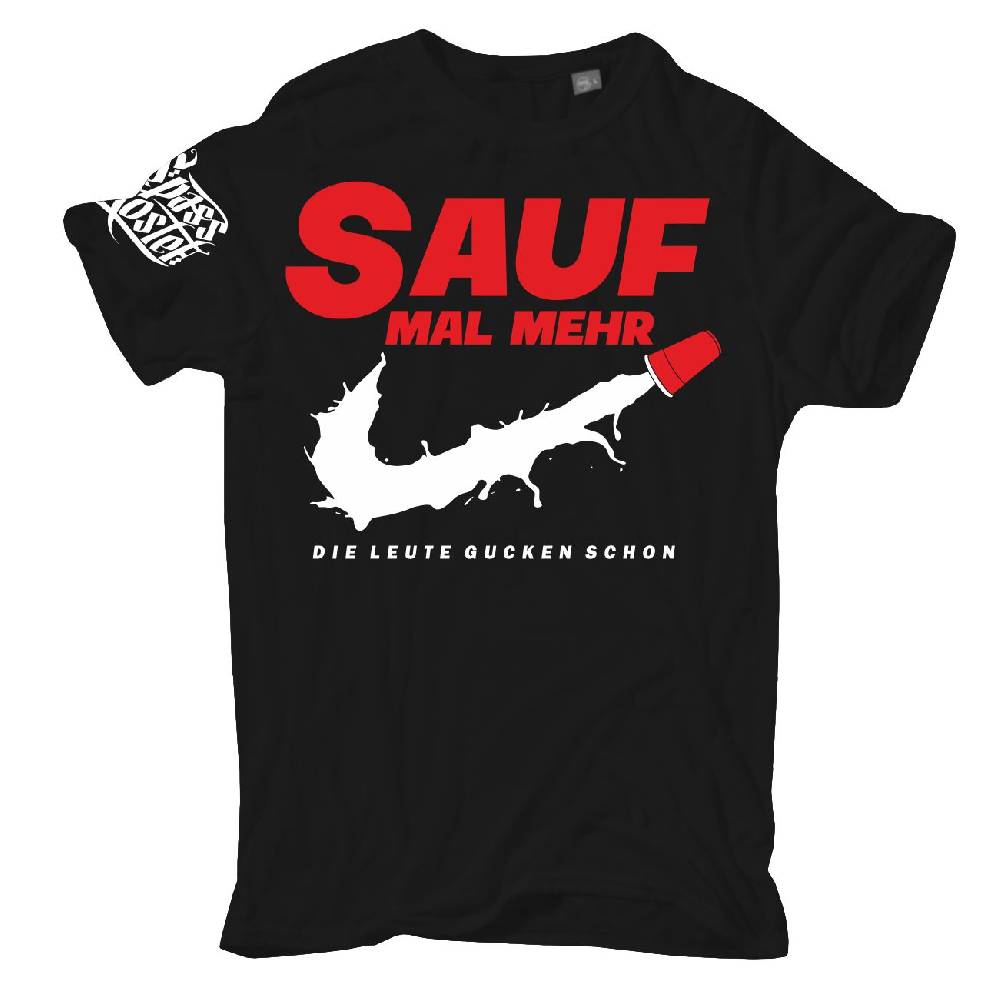 Spass Kostet Übergrößen Männer T-Shirt Sauf mal mehr die Leute gucken schon 3XL bis 8XL