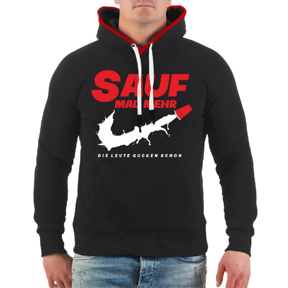 Spass Kostet 3 farbiger Kapuzenpullover Sauf mal mehr die Leute gucken schon Sonderangebot