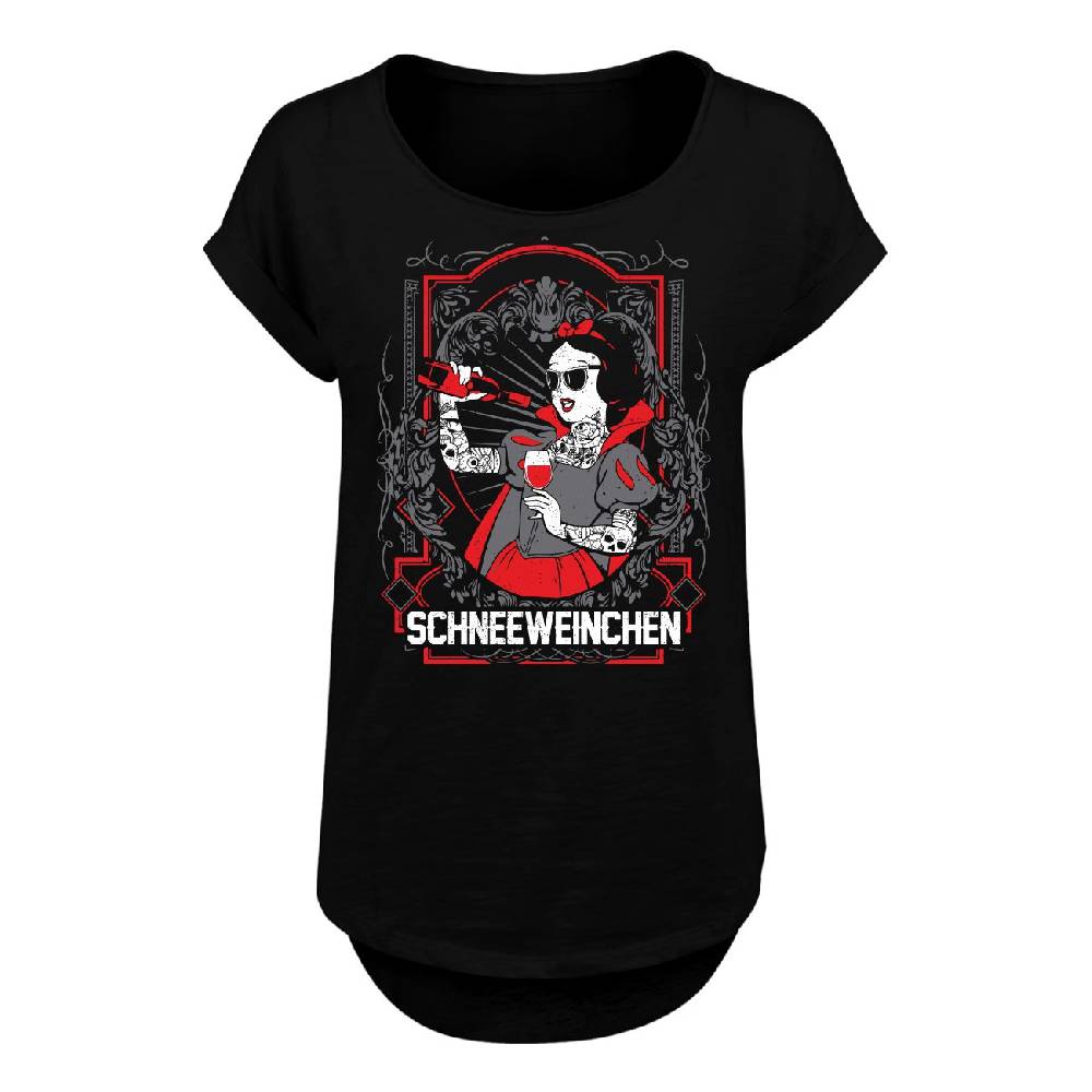 Spass Kostet Frauen Long Slub T-Shirt Schneeweinchen Bestseller