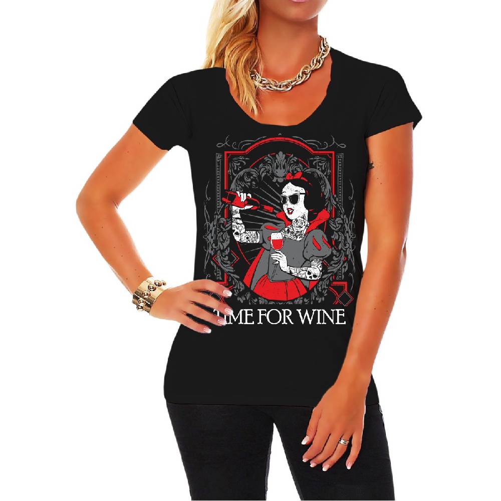 Spass Kostet Frauen T-Shirt Time for Wine Nur für heute