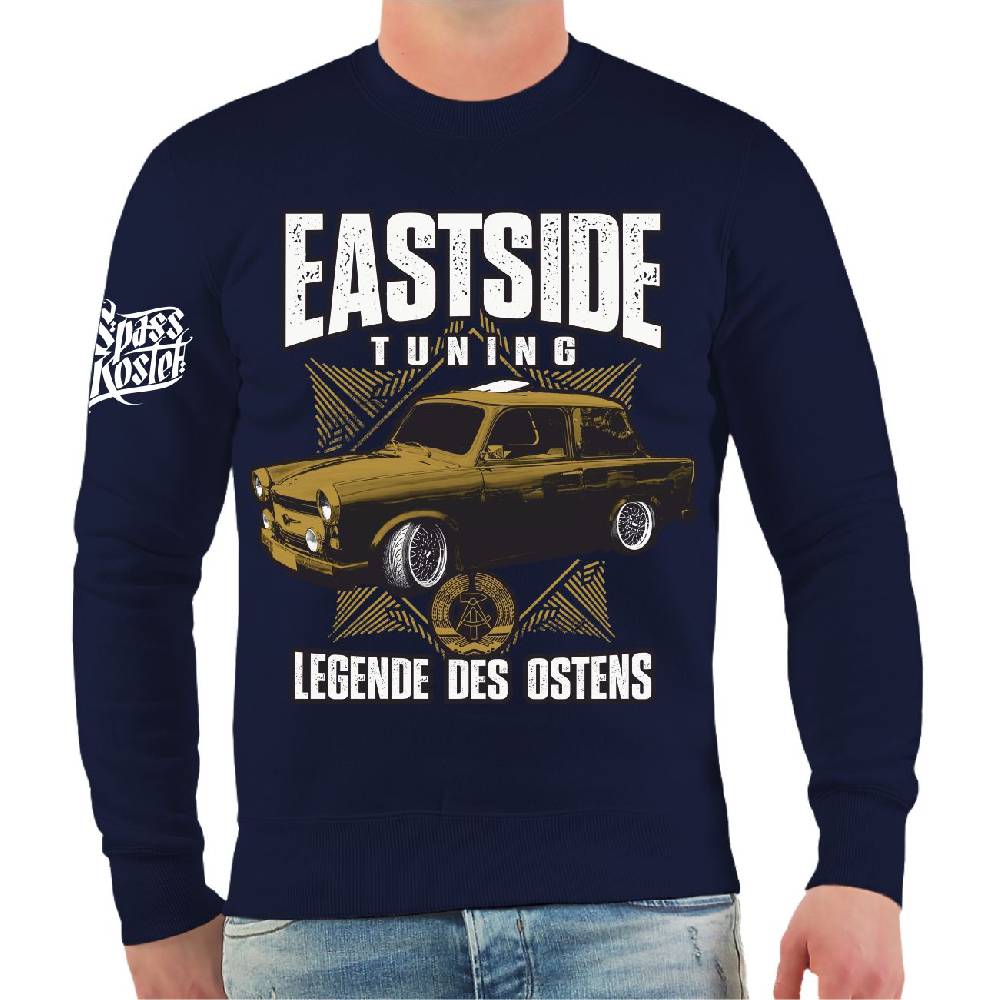 Spass Kostet Männer Sweatshirt DDR Eastside Tuning Legende des Ostens Limitierter Zeitrabatt