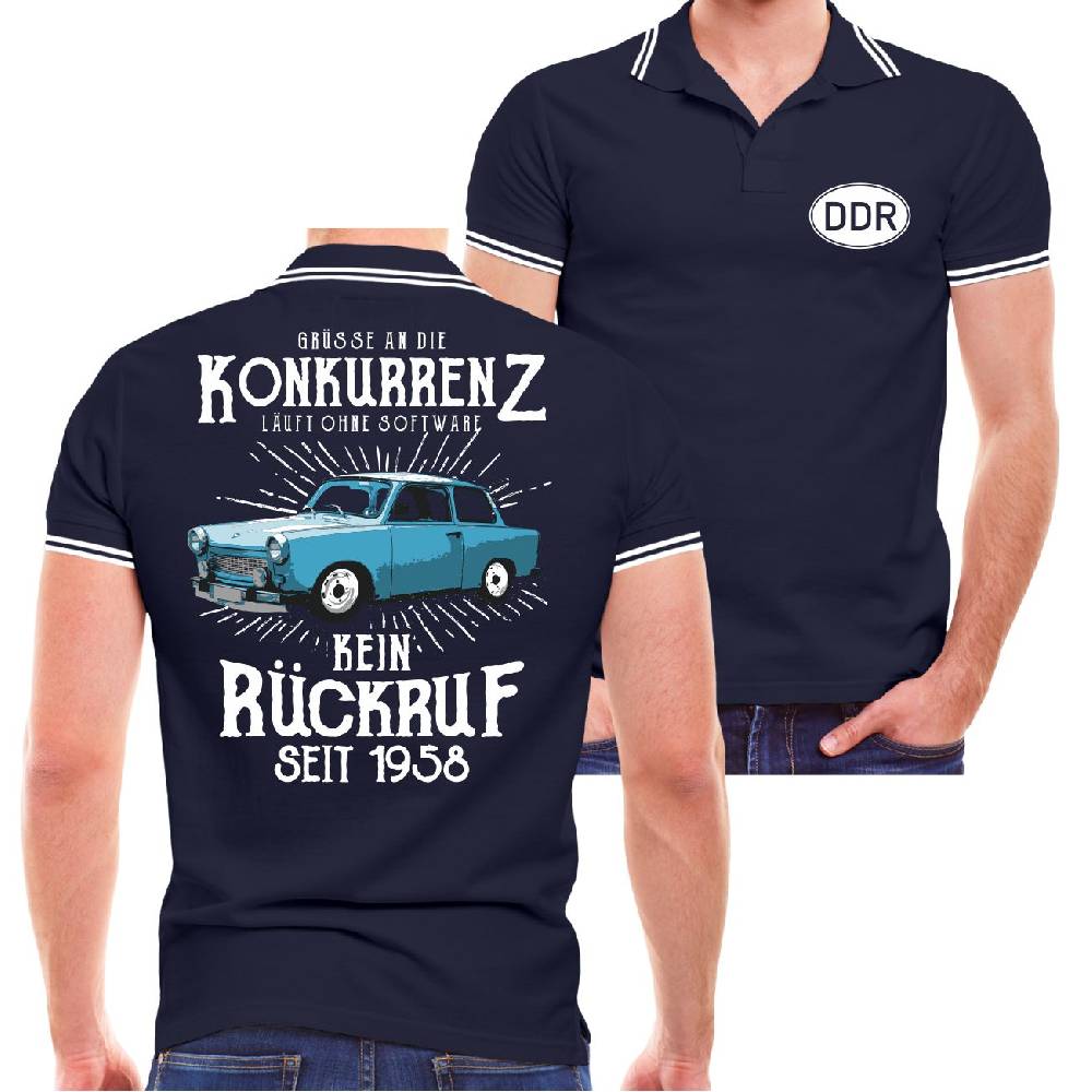 Spass Kostet Männer POLO DDR Grüße an die Konkurrenz KEIN RÜCKRUF Valentinstagsangebot