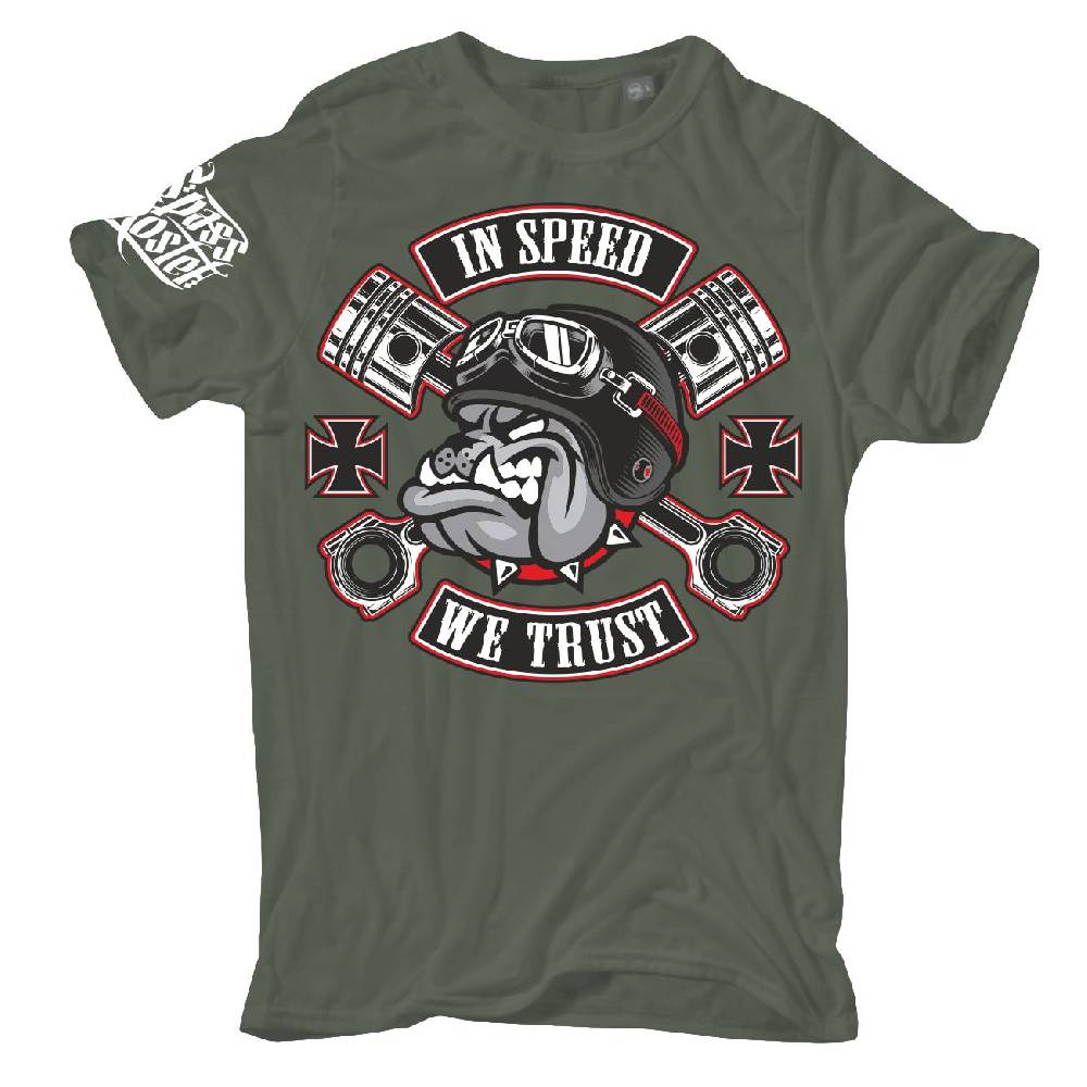 Spass Kostet Übergrößen Männer T-Shirt In Speed we Trust 3XL bis 8XL VIP-Rabatte