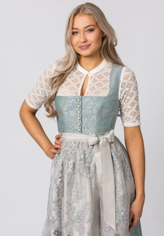 Stockerpoint Dirndl Camilla rauchblau 32 Riesige Ersparnisse