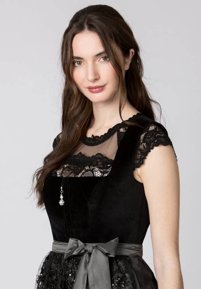 Stockerpoint Dirndl Esta schwarz 32 Super Sparpreis