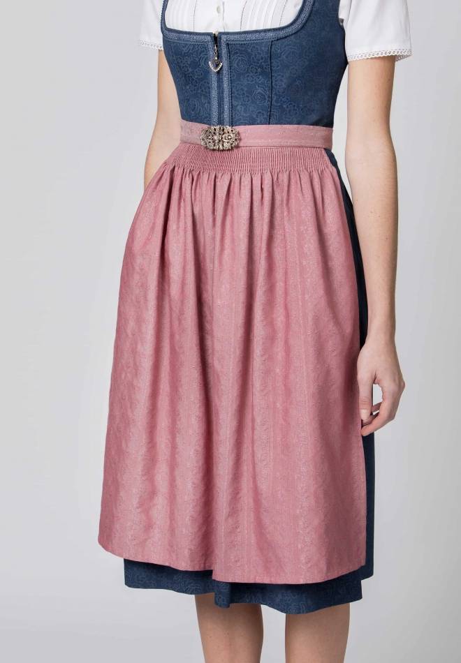 Stockerpoint Dirndl Roseline blau-altrosa 30 Discount Store für neue Produkte