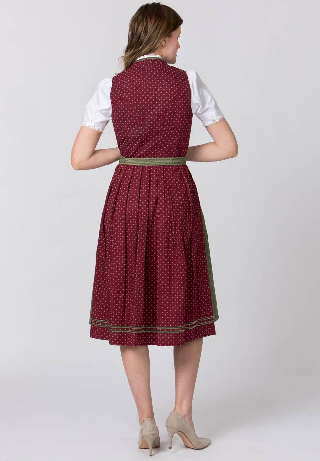 Stockerpoint Dirndl Bella bordeaux 34 Kostenloser Versand international