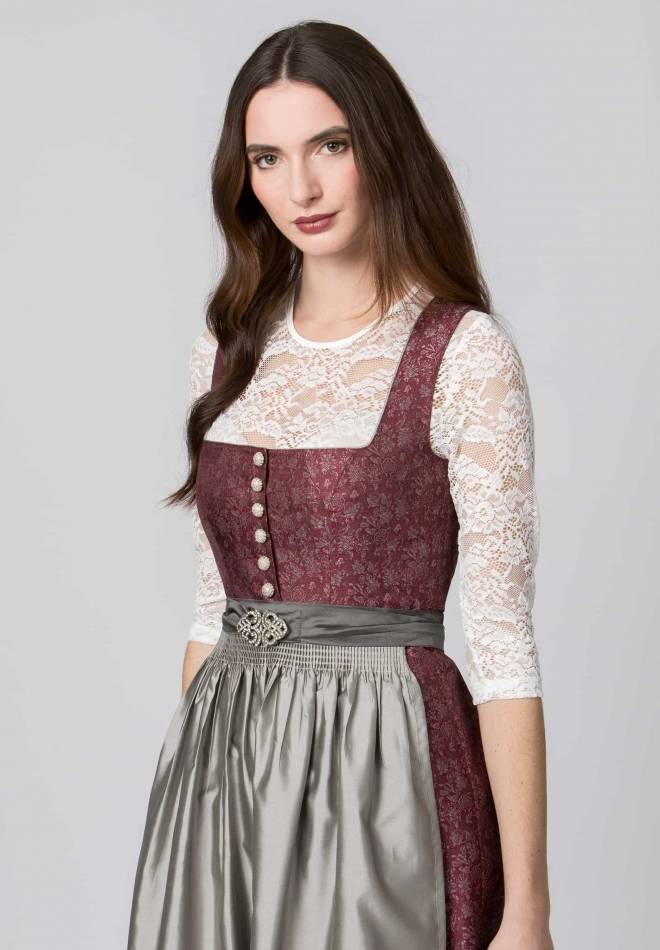 Stockerpoint Dirndl Leonora bordeaux 32 Black Friday Preise