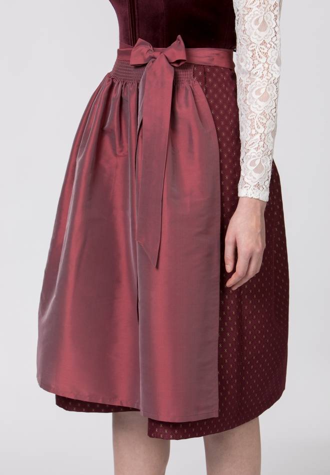 Stockerpoint Dirndl Aurora bordeaux 34 Fabrikverkauf