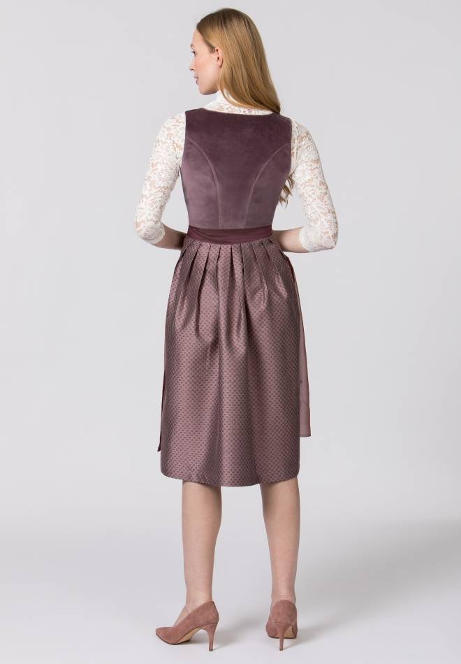 Stockerpoint Dirndl Malve aubergine 44 Kostenloser Versand