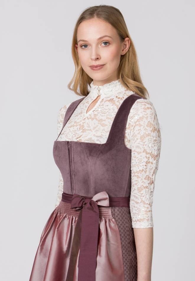 Stockerpoint Dirndl Malve aubergine 44 Kostenloser Versand