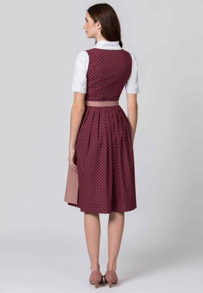 Stockerpoint Dirndl Gina bordeaux 32 Fabrikpreis