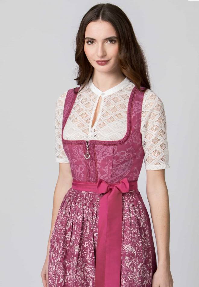 Stockerpoint Dirndl Karoline beere 34 Rabatt