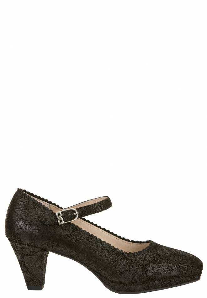 Stockerpoint Trachten Pumps 5058 schwarz 37 Versandkostenfrei