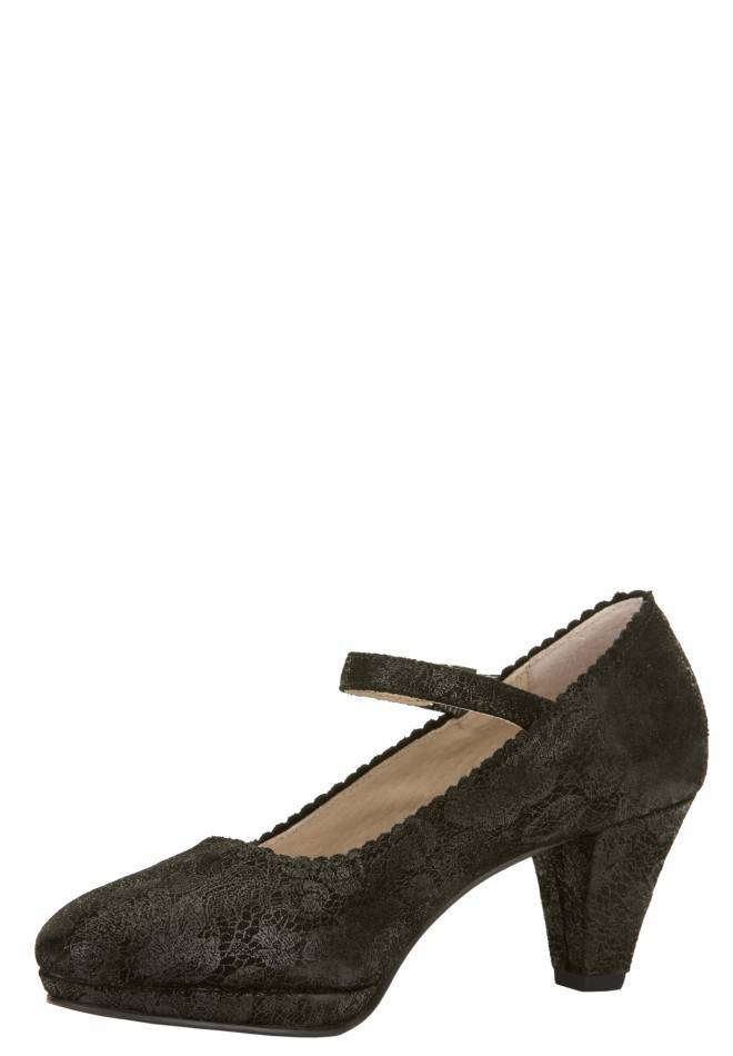 Stockerpoint Trachten Pumps 5058 schwarz 37 Versandkostenfrei
