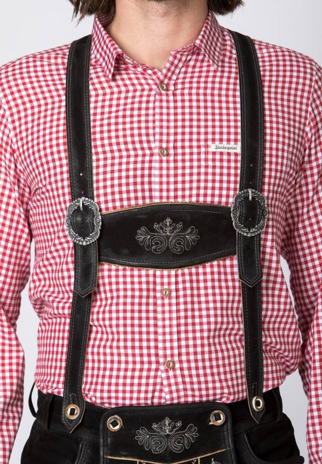 Stockerpoint Hose Beppo4 schwarz gespeckt 44 Jubiläumsangebot