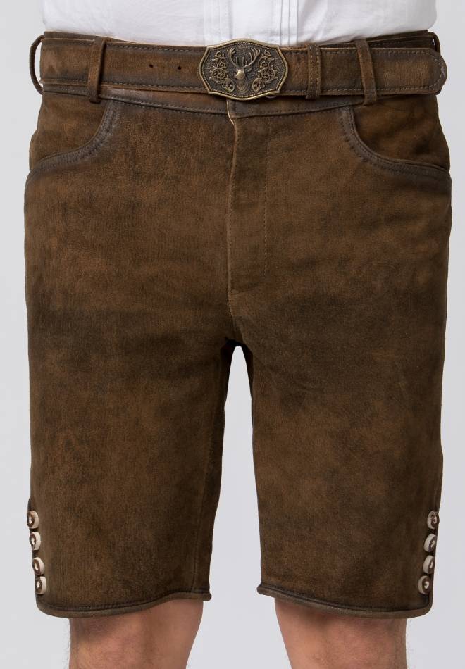 Stockerpoint Hose Fred havanna gespeckt 46 Top Angebot