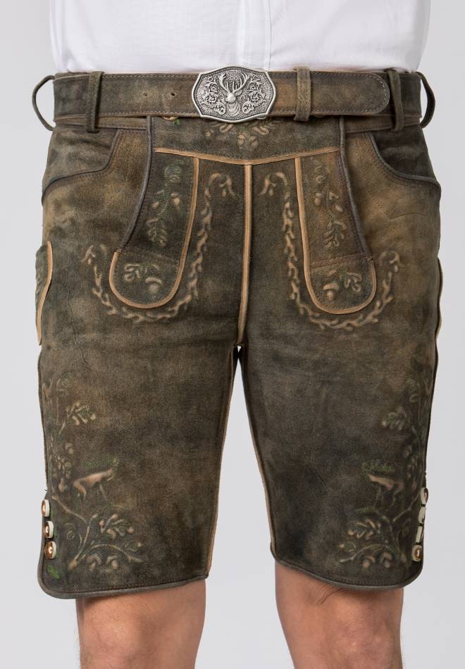 Stockerpoint Hose Alfredo torf vintage-grün 46 Große Rabatte