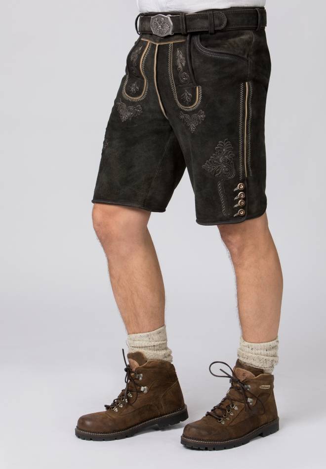 Stockerpoint Lederhose Bertl graphit gespeckt 44 Saisonale Angebote
