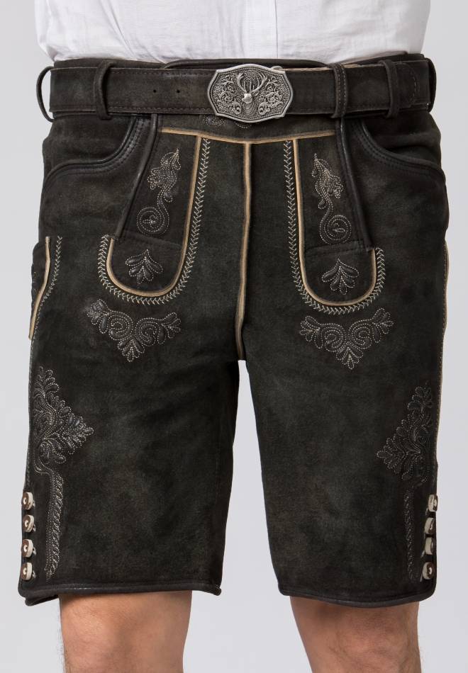 Stockerpoint Lederhose Bertl graphit gespeckt 44 Saisonale Angebote