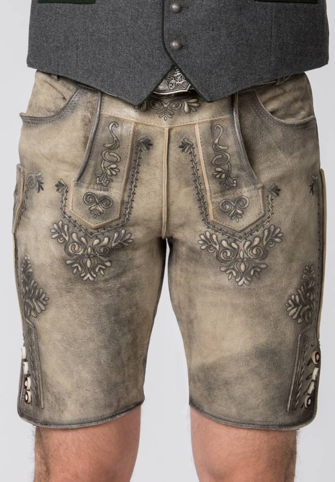 Stockerpoint Lederhose Artur buche gespeckt 44 Neueste Stile