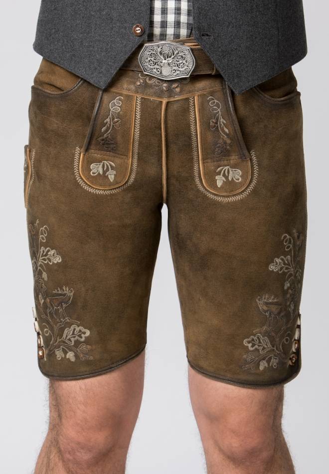 Stockerpoint Lederhose Bastian havanna gespeckt 44 Bis zu 65% Rabatt