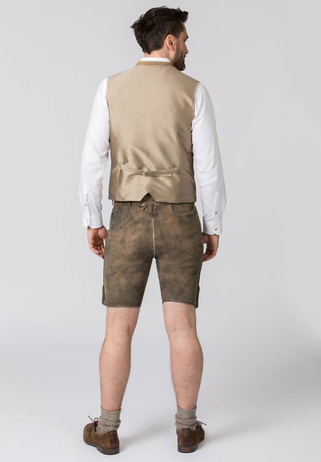 Stockerpoint Lederhose Bastian kiesel gespeckt 44 Nur für heute