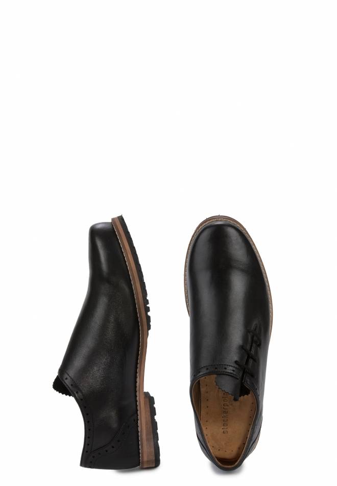 Stockerpoint Haferlschuh Granada schwarz nappa 41 Lagerräumung