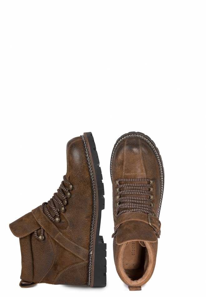 Stockerpoint Trachtenstiefel Tiago hellbraun gespeckt 40 Top Angebot