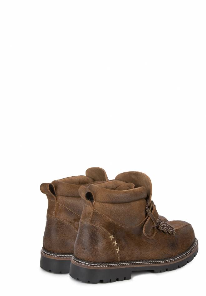 Stockerpoint Trachtenstiefel Tiago hellbraun gespeckt 40 Top Angebot