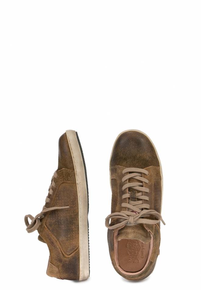 Stockerpoint Trachtensneaker Drake hellbraun gespeckt 40 Neueste Mode