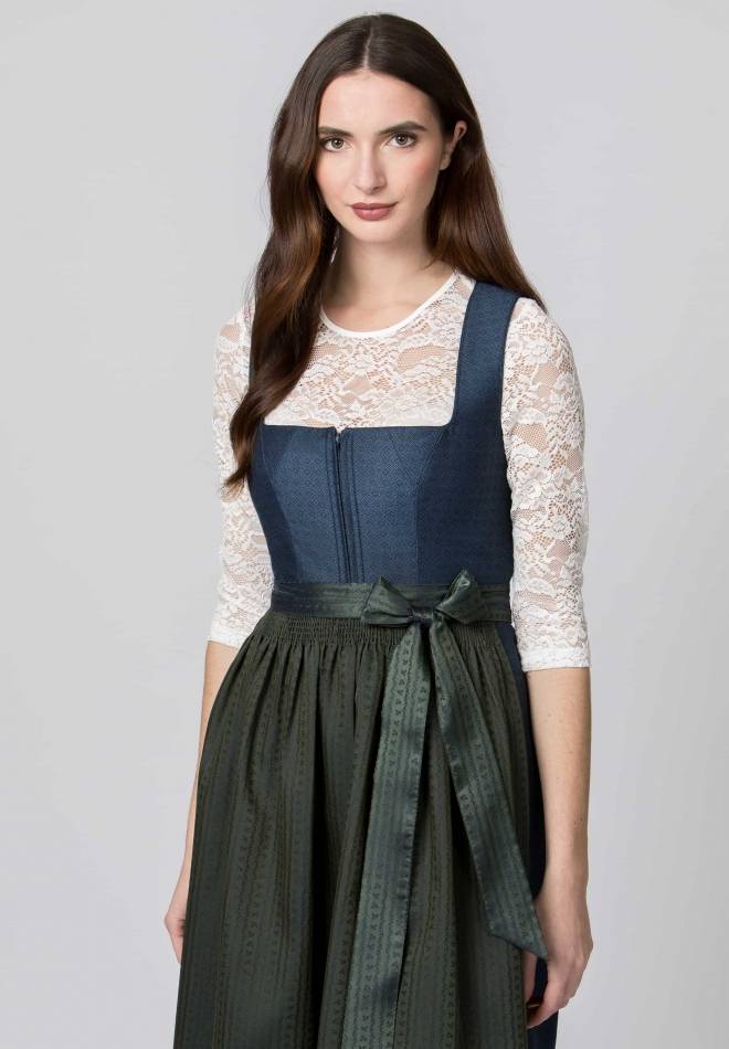 Stockerpoint Dirndl Olivia blau 32 Letzte 3 Tage