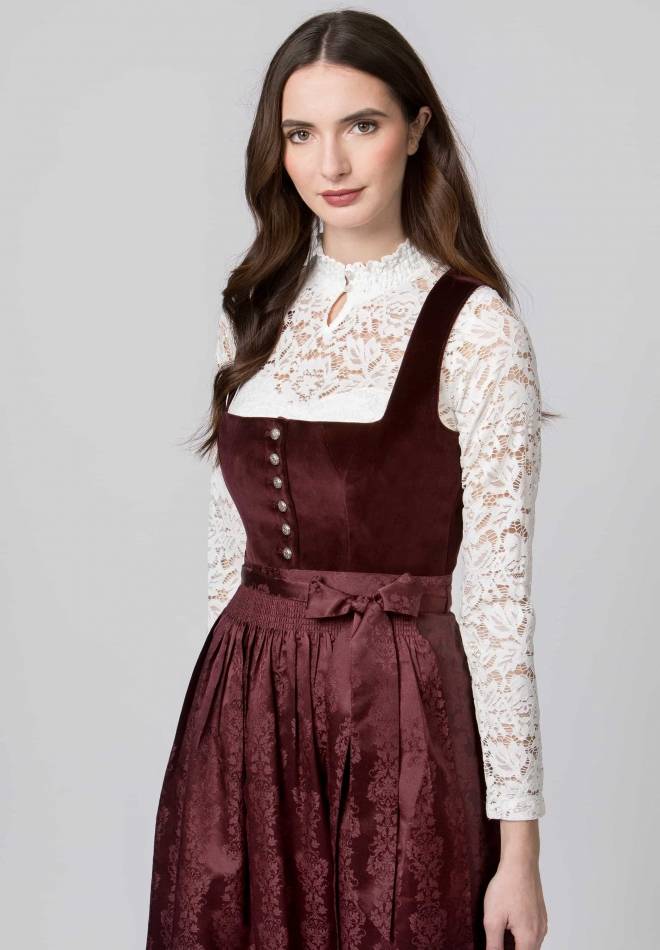 Stockerpoint Dirndl Viktoria bordeaux 32 Zeitbegrenzte Promotion
