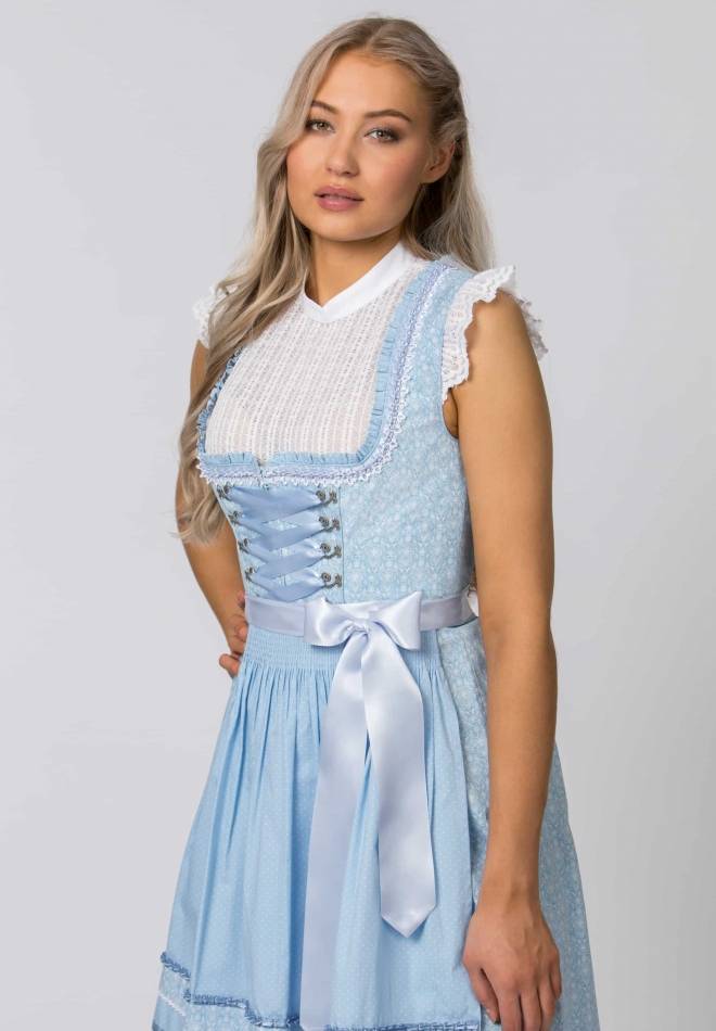 Stockerpoint Dirndl Kim hellblau 30 Super Rabatt