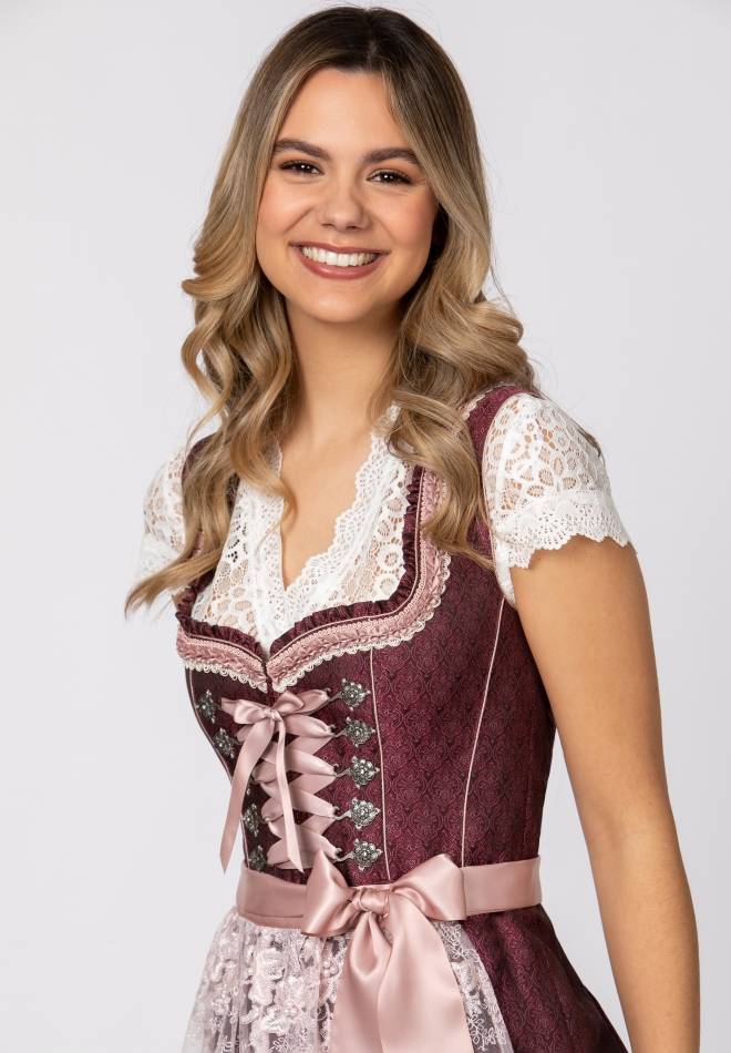 Stockerpoint Dirndl Rosalinde bordeaux 30 Clearance-Verkauf