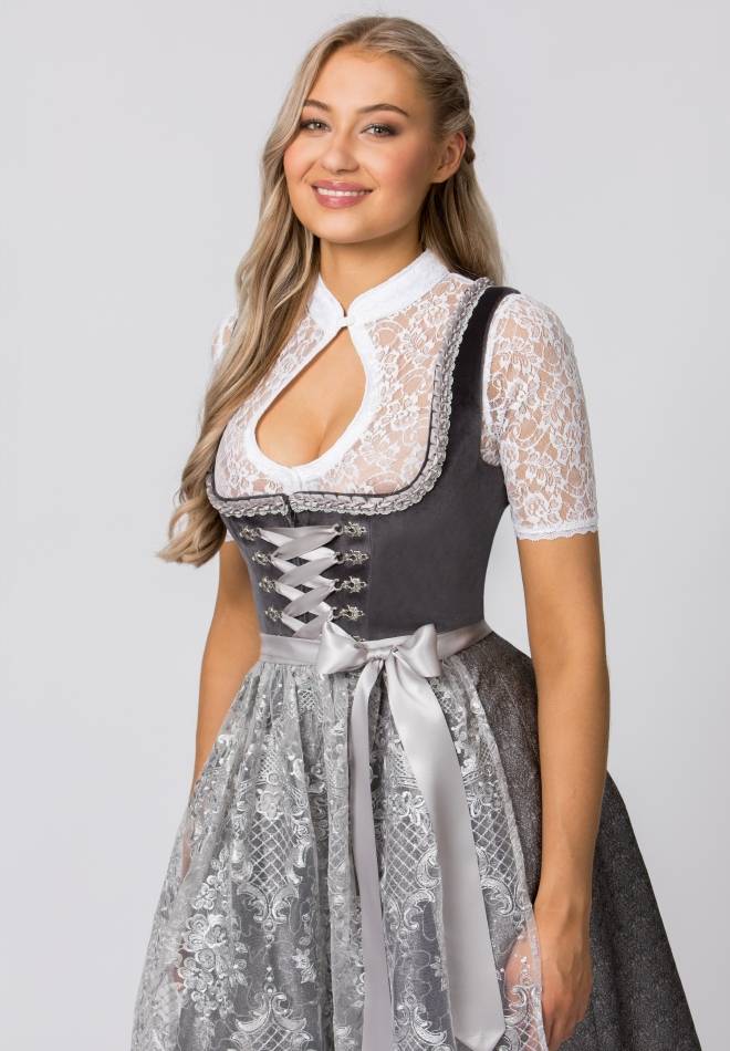 Stockerpoint Dirndl Loredana anthrazit 30 Black Friday Preise