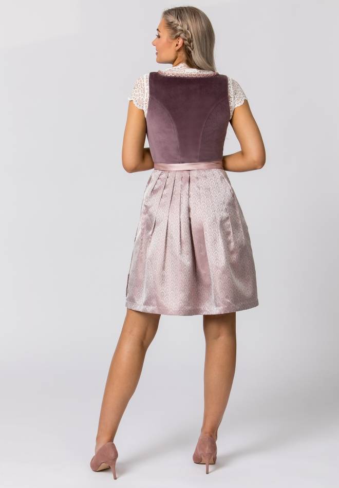 Stockerpoint Dirndl Loredana aubergine 30 Im Verkauf