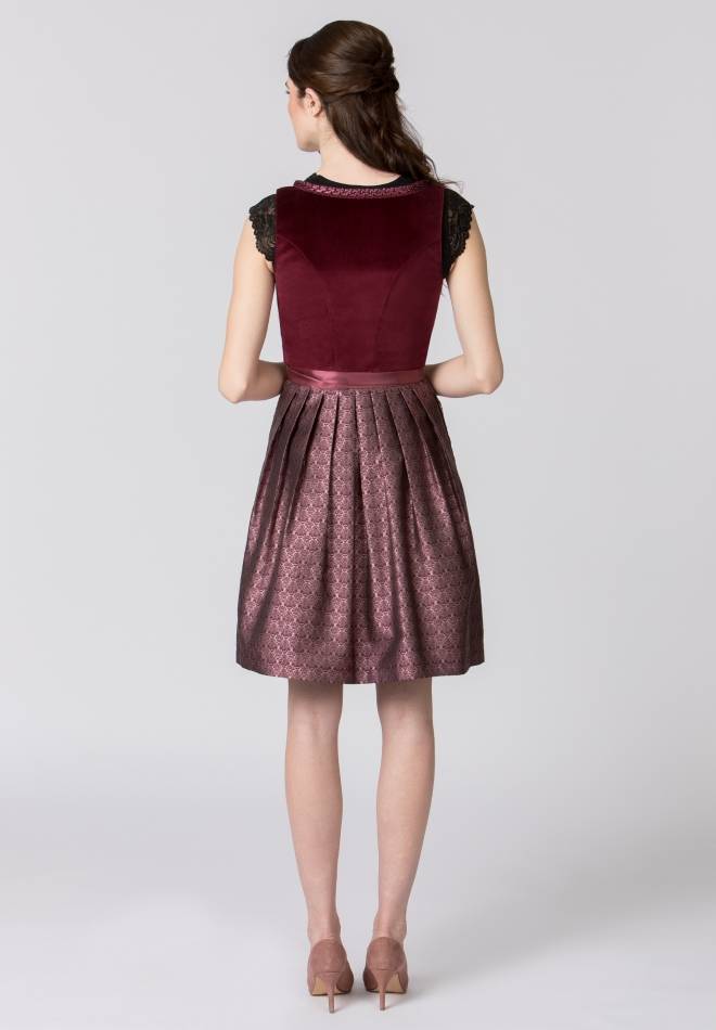 Stockerpoint Dirndl Loredana rot 30 zollfrei