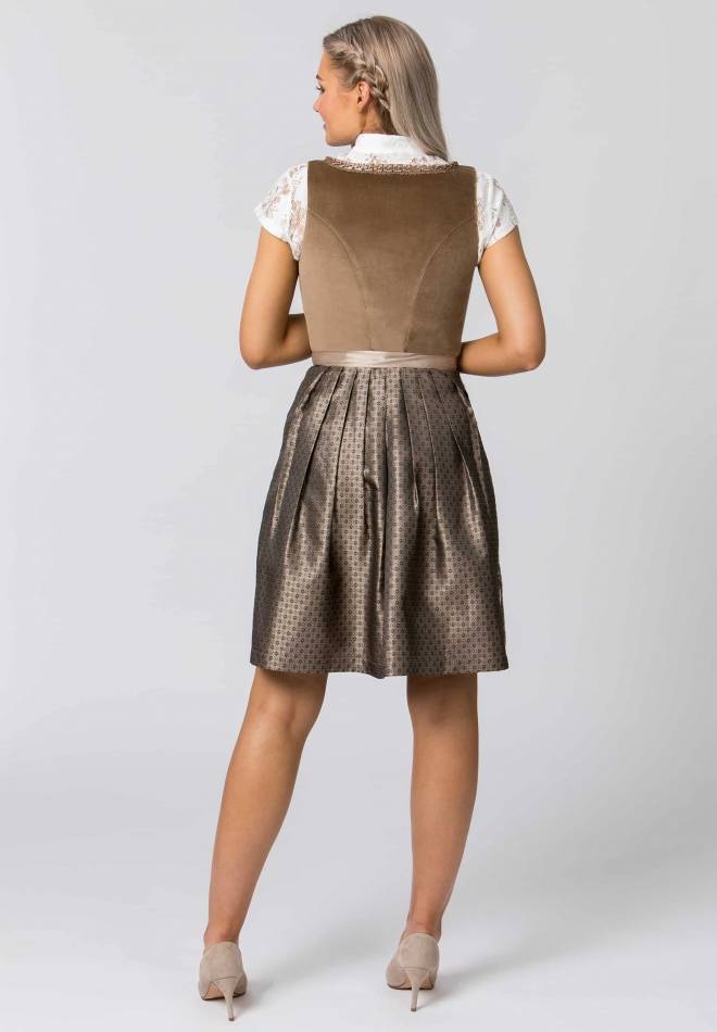 Stockerpoint Dirndl Loredana taupe 30 2025