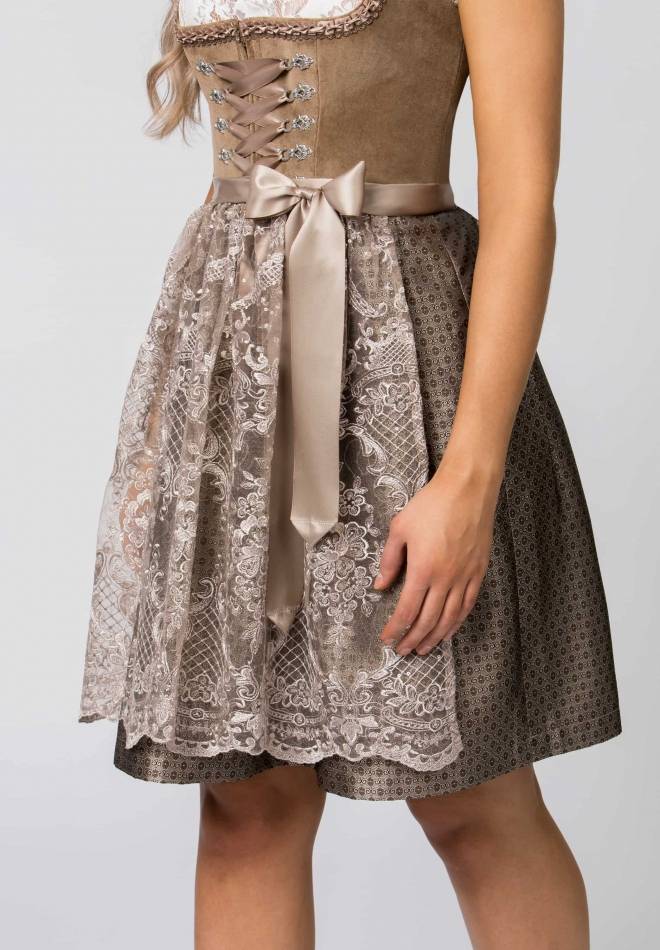 Stockerpoint Dirndl Loredana taupe 30 2025