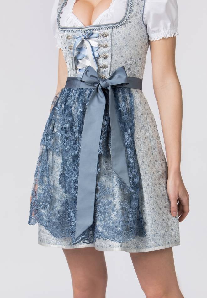 Stockerpoint Dirndl Nanita rauchblau 30 Schlussverkauf