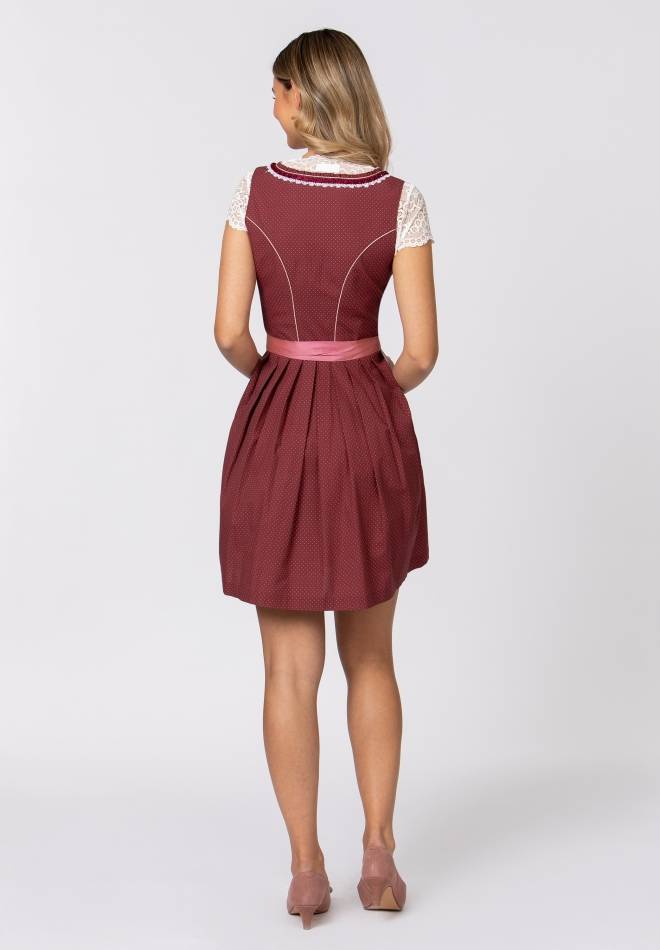Stockerpoint Dirndl Harper altrosa 32 Fabrikverkauf