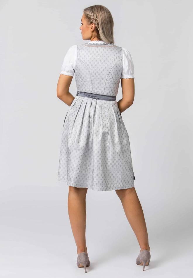 Stockerpoint Dirndl Sonja hellgrau 32 Fabrik Onlineshop